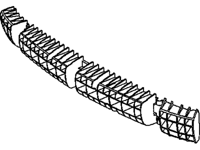 GM 21110631 Absorber,Front Bumper Fas