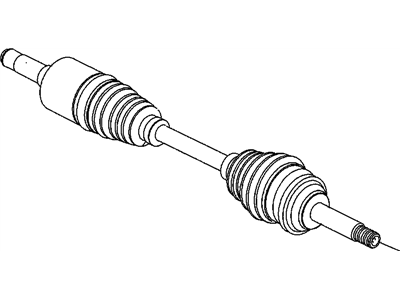 Saturn LW200 Axle Shaft - 24404107