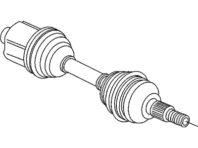 Saturn LW2 Axle Shaft - 22688595