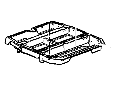 GM 25833119 Container Assembly, Cargo *Gray