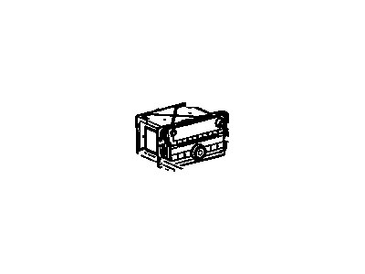 GM 15887276 Radio Assembly, Amplitude Modulation/Frequency Modulation Stereo & Clock & Audio Disc