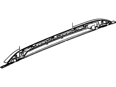 GM 23324213 Rail Assembly, Luggage Carrier Side
