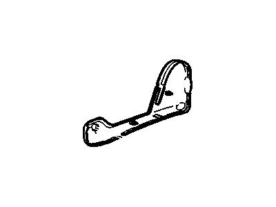 15898408 GM Cover Assembly, Rear Seat #2 Back Cushion Latch *Light Cashmere Illustration 1 of 1