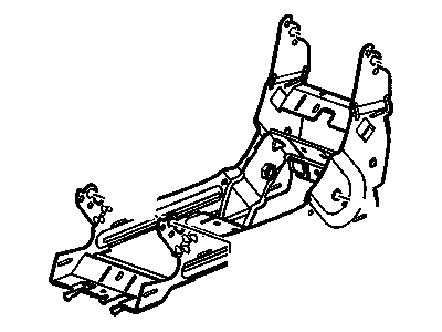 GM 88991662 Frame Asm,Front Seat Center