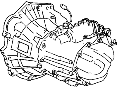 2010 Pontiac Vibe Transmission Assembly - 88975035