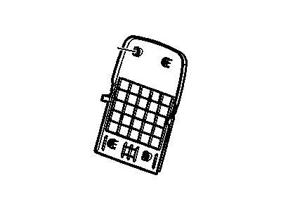 88991613 GM Panel Asm,Passenger Seat Back Cushion Finish *Neutral Illustration 1 of 1