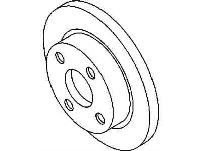 1995 Saturn SW1 Brake Disc - 21012665