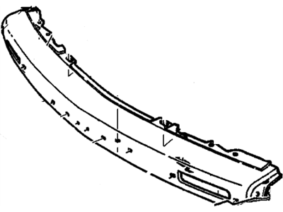 GM 15984100 Bar Assembly, Front Bumper Imp