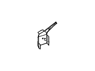 GM 22649297 Reinforcement, Front Side Door Upper Body Side Hinge