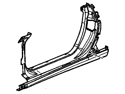 GM 25946360 Panel, Front Side Door Opening Finish