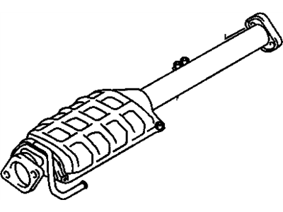 GM 30020669 Exhaust Pipe No.2 (On Esn)