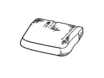 2002 Chevrolet S10 Seat Cushion Pad - 12377649