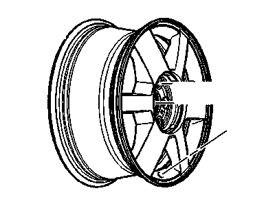 GM 9594936 Wheel Rim,17X7