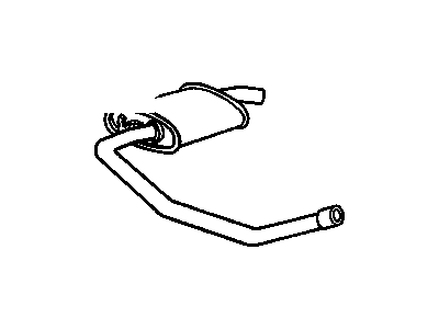 Oldsmobile Calais Muffler - 22545684