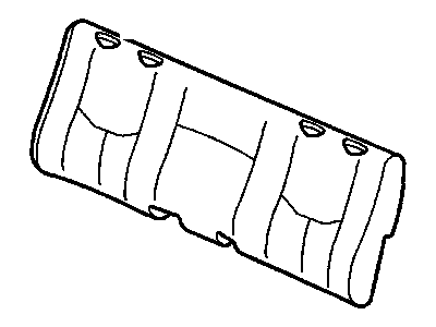 GM 19126719 Cover,Rear Seat Back Cushion *Neutral