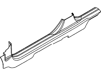 GM 13114353 Plate,Front & Rear Side Door Sill Trim
