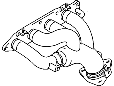 2000 Chevrolet Tracker Exhaust Manifold - 91174461