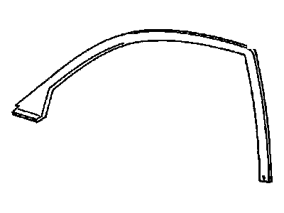 GM 10204291 Molding Assembly, Body Side Front Window Garnish *Sapphire