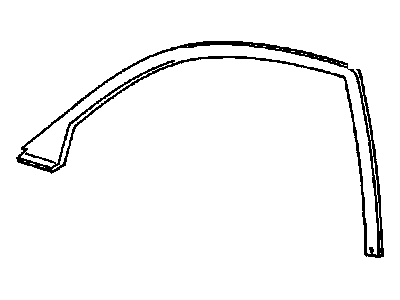 GM 10184199 MOLDING, Front Door Belt Trim Finish & Window Garnish