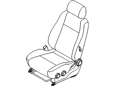 GM 25938801 Seat Assembly - Driver *Ebny/Light Cash