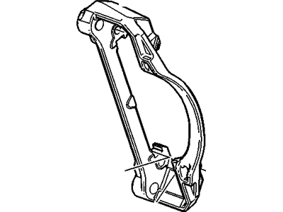 Cadillac Brake Caliper Bracket - 20909267