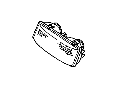 GM 16516070 Lens & Housing Asm,Headlamp (RH)