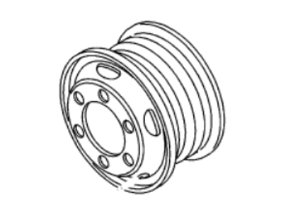 98093973 - Genuine GM Disc,Wheel *White