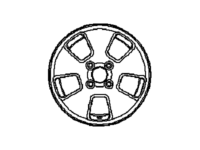 Chevrolet Aveo Spare Wheel - 96653135