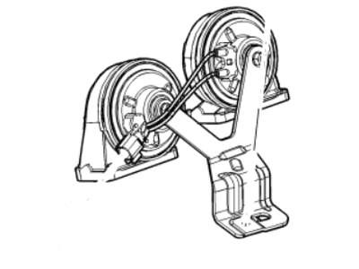 GM 23290937 Horn Assembly, Single (Low Note)
