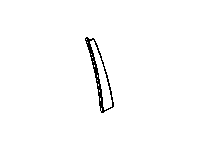 GM 15876983 Applique Assembly, Rear Side Door Window Frame Front