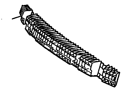 GM 16514413 Absorber, Front Bumper Fascia Energy