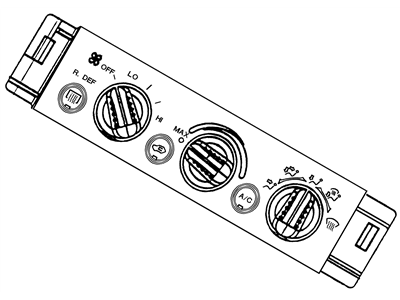 GMC K2500 A/C Switch - 19417493