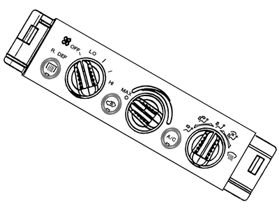 GMC C1500 A/C Switch - 19417493