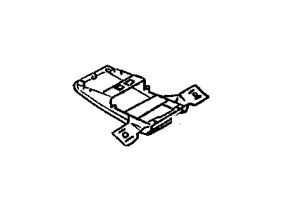 GM 12506708 Housing Assembly, Dome & Reading Lamp W/Sunglass Black