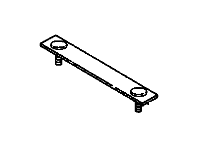 GM 15752668 Plate Assembly, Fuel Tank Rear Shield Mount