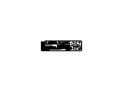 GM 12577538 Label, Vehicle Emission Control Information