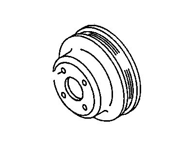 GM 94840089 Pulley,Water Pump (Except. P/Steering.)