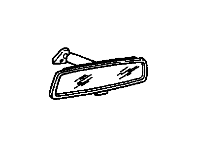 GM 15105615 Mirror Assembly, Inside Rear View