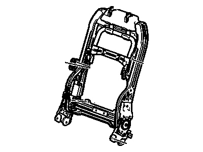 GM 96839492 Frame,Driver Seat Back