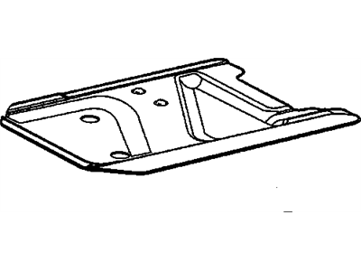 GM 92220326 Deadener,Rear Compartment Floor Panel Rear Side