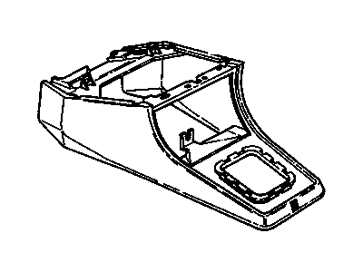 1993 Pontiac LeMans Center Console Base - 96135377