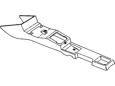 Pontiac LeMans Center Console - 96155918