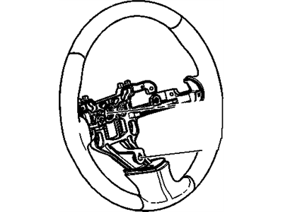 GM 20814880 Steering Wheel Assembly *Dark Titanium