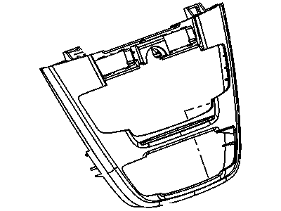 GM 22759486 Panel Assembly, Instrument Panel Lower Center Trim *Black