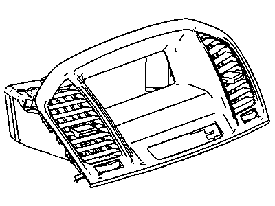 Buick Regal Dash Panel Vent Portion Covers - 22928784