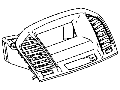 GM 22928784 Panel Assembly, Instrument Panel Upper Center Trim *Cocoa