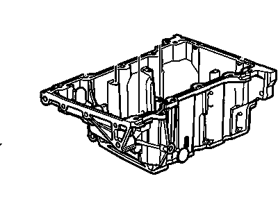 2006 Buick LaCrosse Oil Pan - 12597495