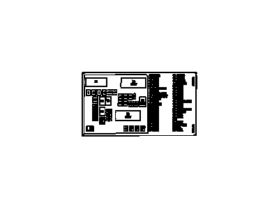 GM 25902309 Label, Rear Body Fuse Block