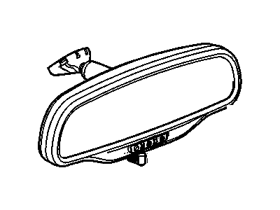 GM 15264937 Mirror Assembly, Inside Rear View