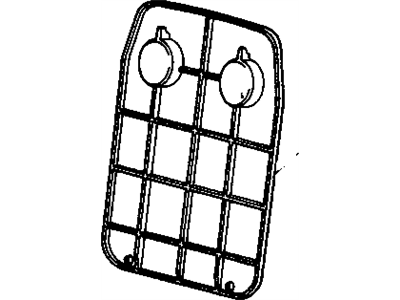 GM 12514988 Panel Assembly, Rear Seat Back (Bucket) *Medium Gray *Gray